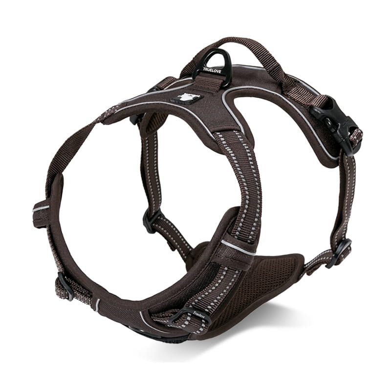 True Love tlh5651 Dog Outdoor Harness, l, brązowy