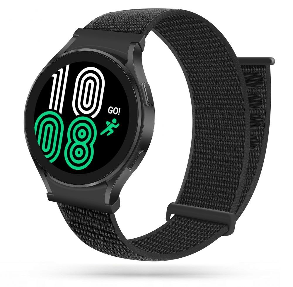 Pasek Braders Nylon do Samsung Galaxy Watch 4 40 / 42 / 44 / 46 mm Black