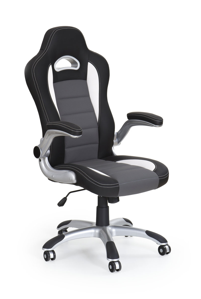 LOTUS FOTEL GABINETOWY CZARNO-POPIELATY
