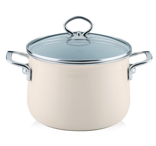Riess Garnek ceramiczny 2l kremowy Avorio seria Premium