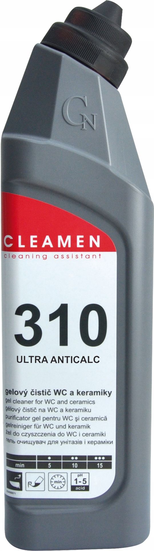 Cormen CLEAMEN 310 silnie kwaśny do toalet i ceramiki 0,75 l