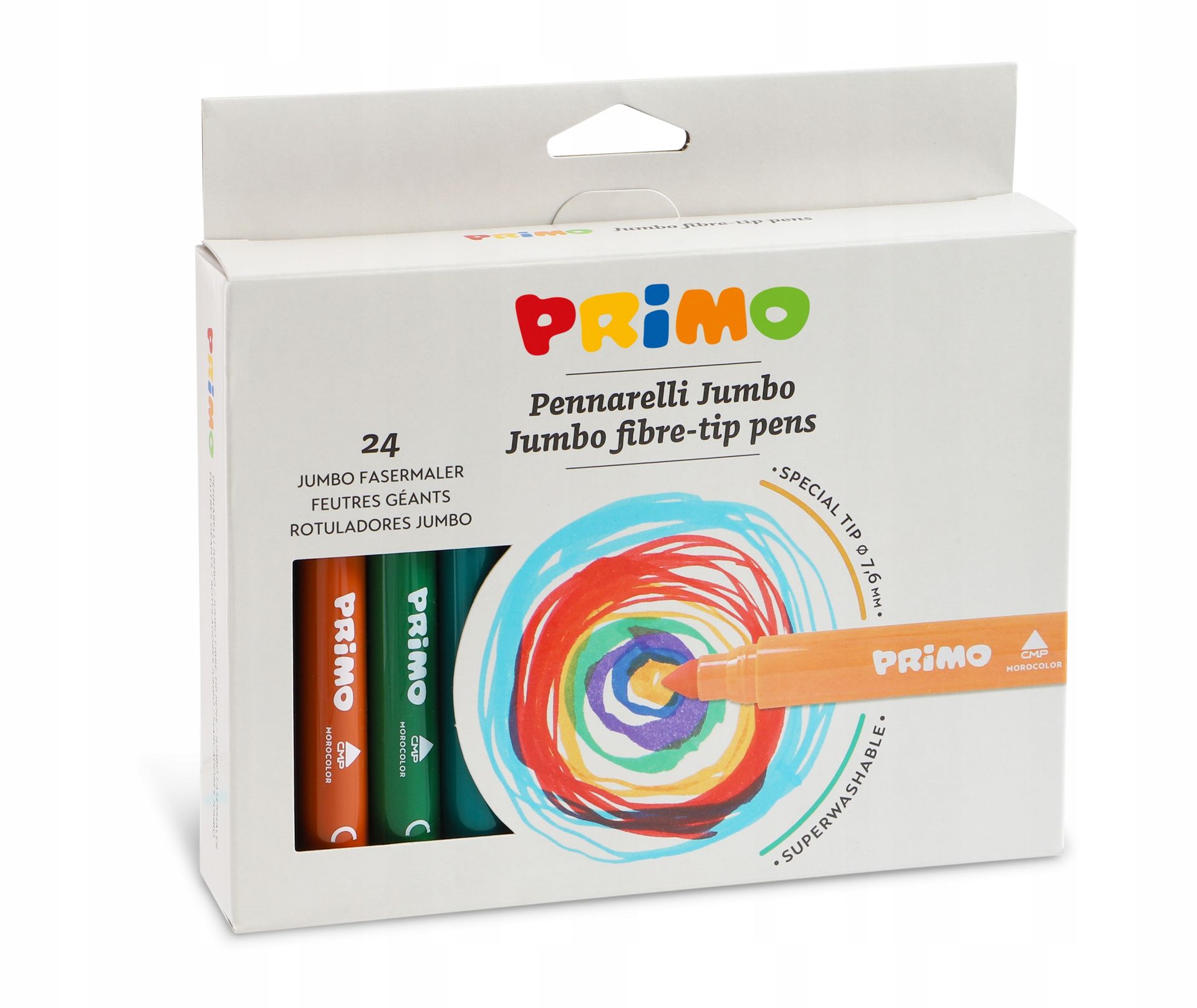 JUMBO PRIMO Flamastry PRIMO 24 kolory