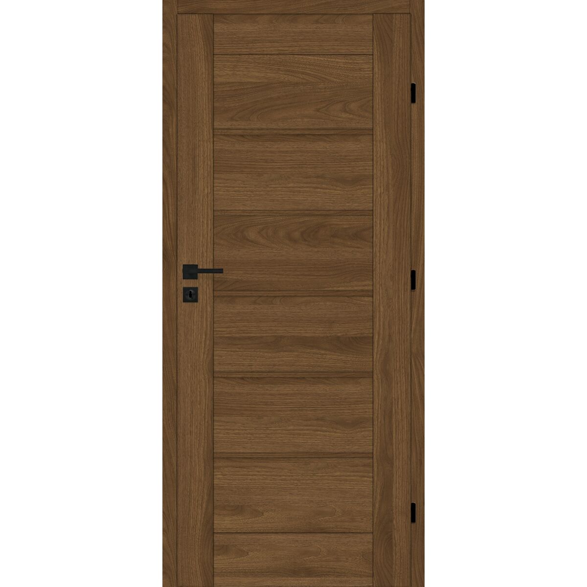 Drzwi wewnętrzne pełne Sangres 70 prawe orzech michigan Voster 5905515001076