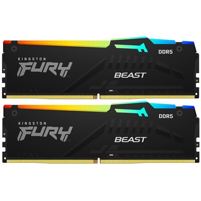 Kingston FURY 32GB (2x16GB) 5600MHz CL36 Beast RGB EXPO AMD