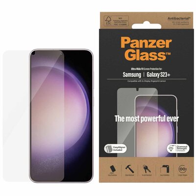 PanzerGlass Ultra-Wide Fit do Samsung Galaxy S23+