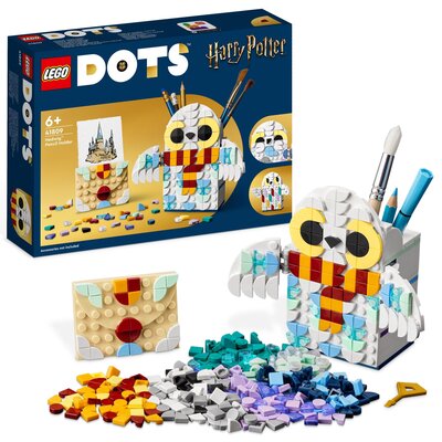 LEGO DOTS Pojemnik na długopisy w kształcie Hedwigi 41809