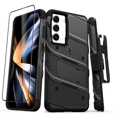 Etui ZIZO Bolt do Samsung Galaxy S23+ Czarny + Szkło hartowane 9H  Raty