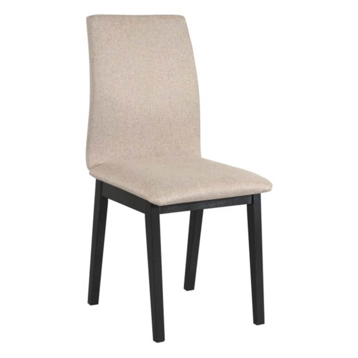 Krzesło do jadalni LUNA 1 tapicerowane + drewniane nogi