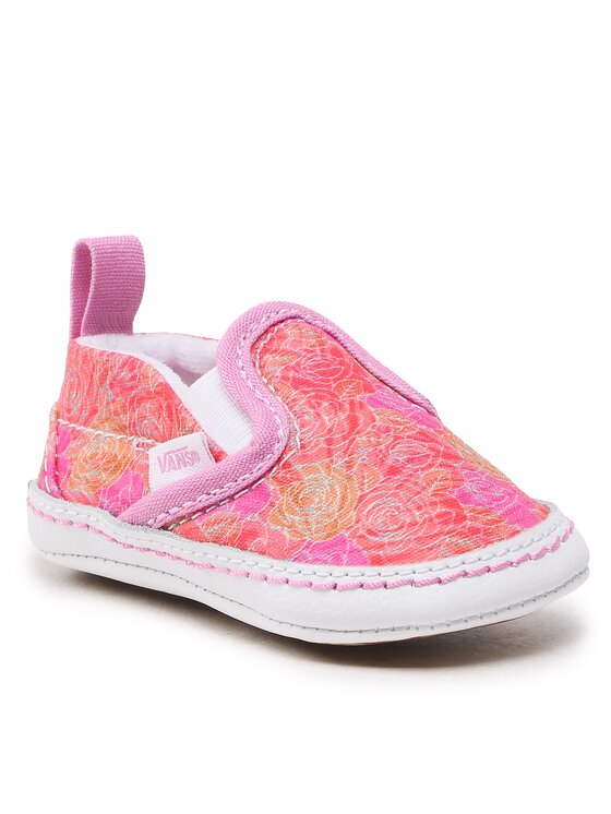 Vans Tenisówki Slip-On V Crib VN0A2XSLPT51 Różowy