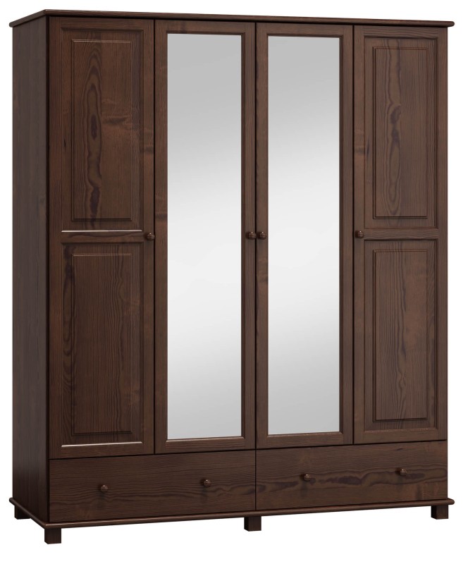 Szafa sosnowa 4D nr3 S180 orzech