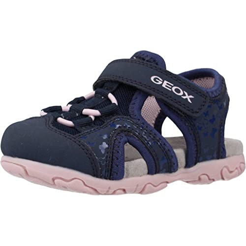 Geox Sandały chłopięce B FLAFFEE Gir Sandal, granatowe, 27 EU, grantowy, 27 EU