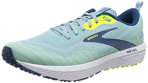 Brooks Męskie tenisówki Revel 6, jasnoniebieskie/nocne życie, rozmiar 11 UK, Light Blue Nightlife, 46 EU
