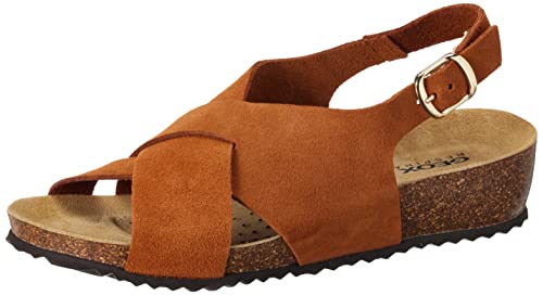 Geox D Sthellae, sandały damskie, Camel, 41 EU