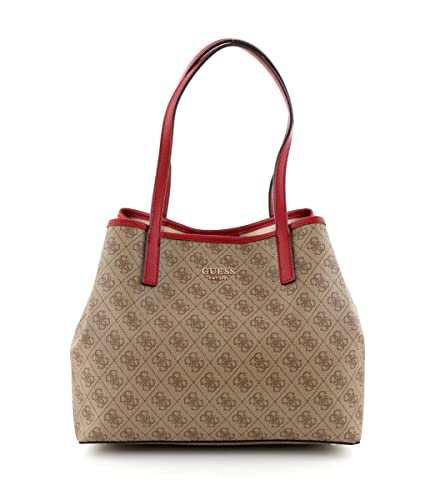 Guess Vikky Tote, Torba damska, Brązowy, Wyjątkowy, Brązowy