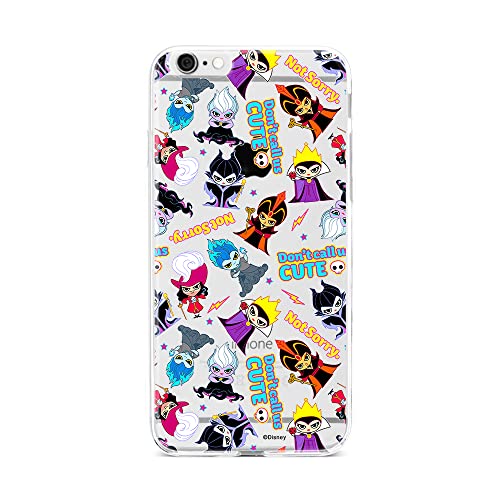 ERT GROUP etui na telefon Apple Iphone 6/6S, case oryginalny i oficjalnie licencjonowany przez Disney, wzór Disney Villains 008, optymalnie dopasowane, plecki z TPU częściowo przeźroczyste