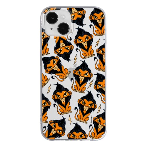 ERT GROUP etui na telefon Apple Iphone 13 MINI, case oryginalny i oficjalnie licencjonowany przez Disney, wzór Scar 002, optymalnie dopasowane, plecki z TPU częściowo przeźroczyste