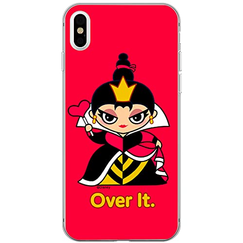 ERT GROUP etui na telefon Apple Iphone XS Max, case oryginalny i oficjalnie licencjonowany przez Disney, wzór Queen of Hearts 001, optymalnie dopasowane, plecki z TPU