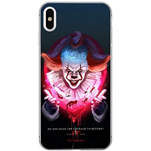 ERT GROUP etui na telefon Apple Iphone XS Max, case oryginalny i oficjalnie licencjonowany przez Horror, wzór It 020, optymalnie dopasowane, plecki z TPU