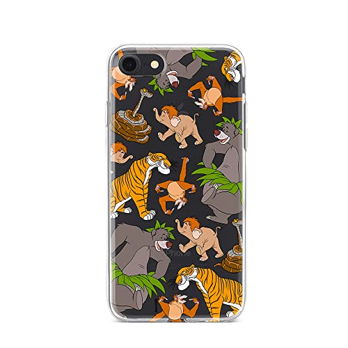 ERT GROUP etui na telefon Apple Iphone 7/8/ SE 2/ SE 3, case oryginalny i oficjalnie licencjonowany przez Disney, wzór Jungle Book 003, optymalnie dopasowane, plecki z TPU częściowo przeźroczyste