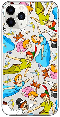 ERT GROUP etui na telefon Apple Iphone 11 PRO, case oryginalny i oficjalnie licencjonowany przez Disney, wzór Peter Pan 002, optymalnie dopasowane, plecki z TPU częściowo przeźroczyste