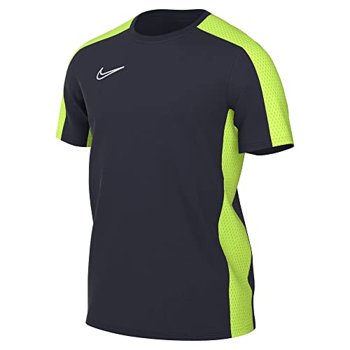 Nike Krótki rękaw Soccer Top M Nk Df Acd23 Top Ss, obsydian/Volt/White, DR1336-452, S