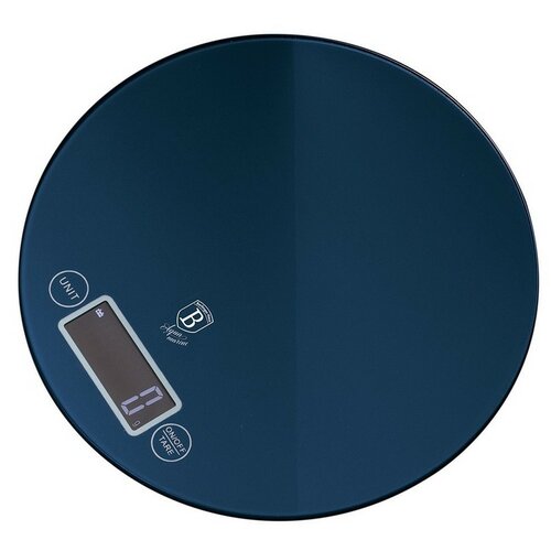Berlinger Haus Okrągła cyfrowa waga kuchennaAquamarine Metallic Line, 5 kg
