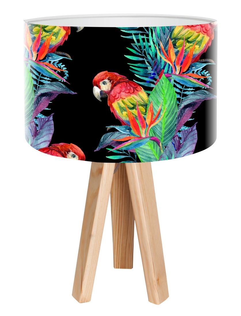 Macodesign Lampa biurkowa Egzotyczna papuga mini-foto-415, 60 W