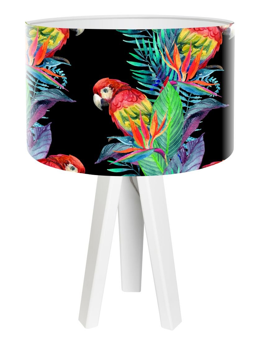 Macodesign Lampa biurkowa Egzotyczna papuga mini-foto-415w, 60 W