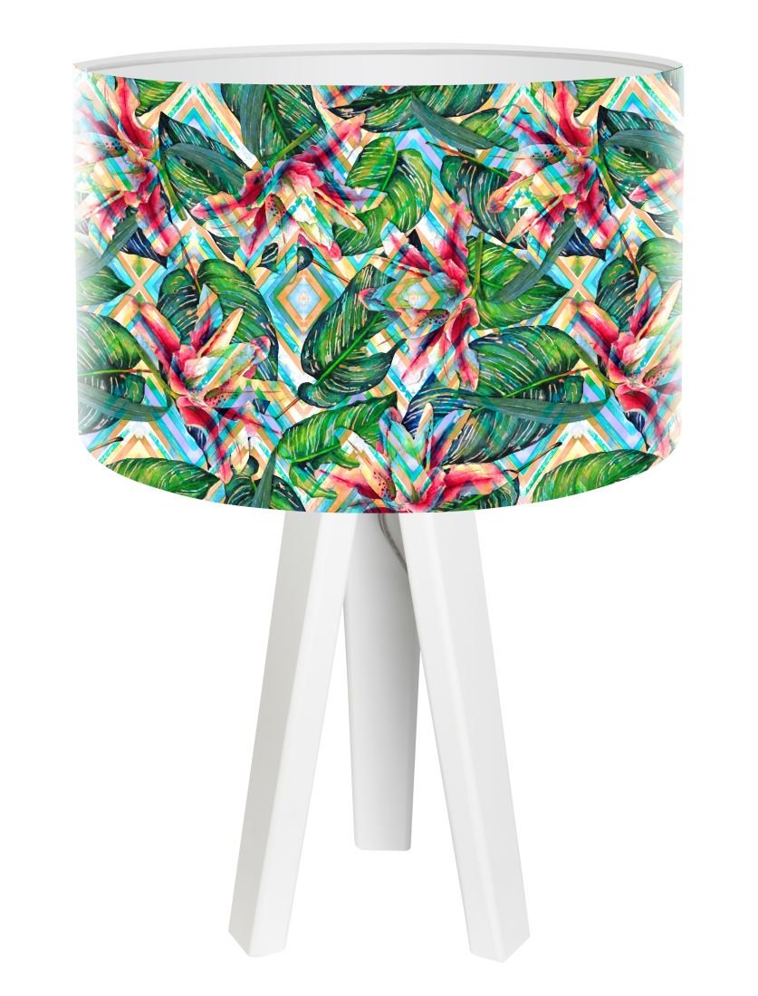 Macodesign Lampa biurkowa Tropikalna moranda mini-foto-421w, 60 W