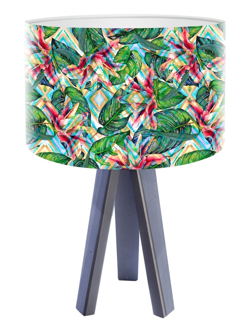 Macodesign Lampa biurkowa Tropikalna moranda mini-foto-421a, 60 W