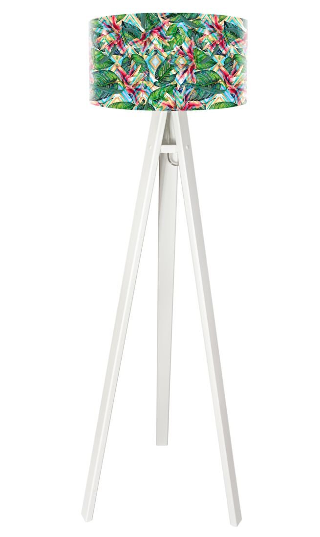 Macodesign Lampa podłogowa Tropikalna moranda tripod-foto-421p-w, 60 W