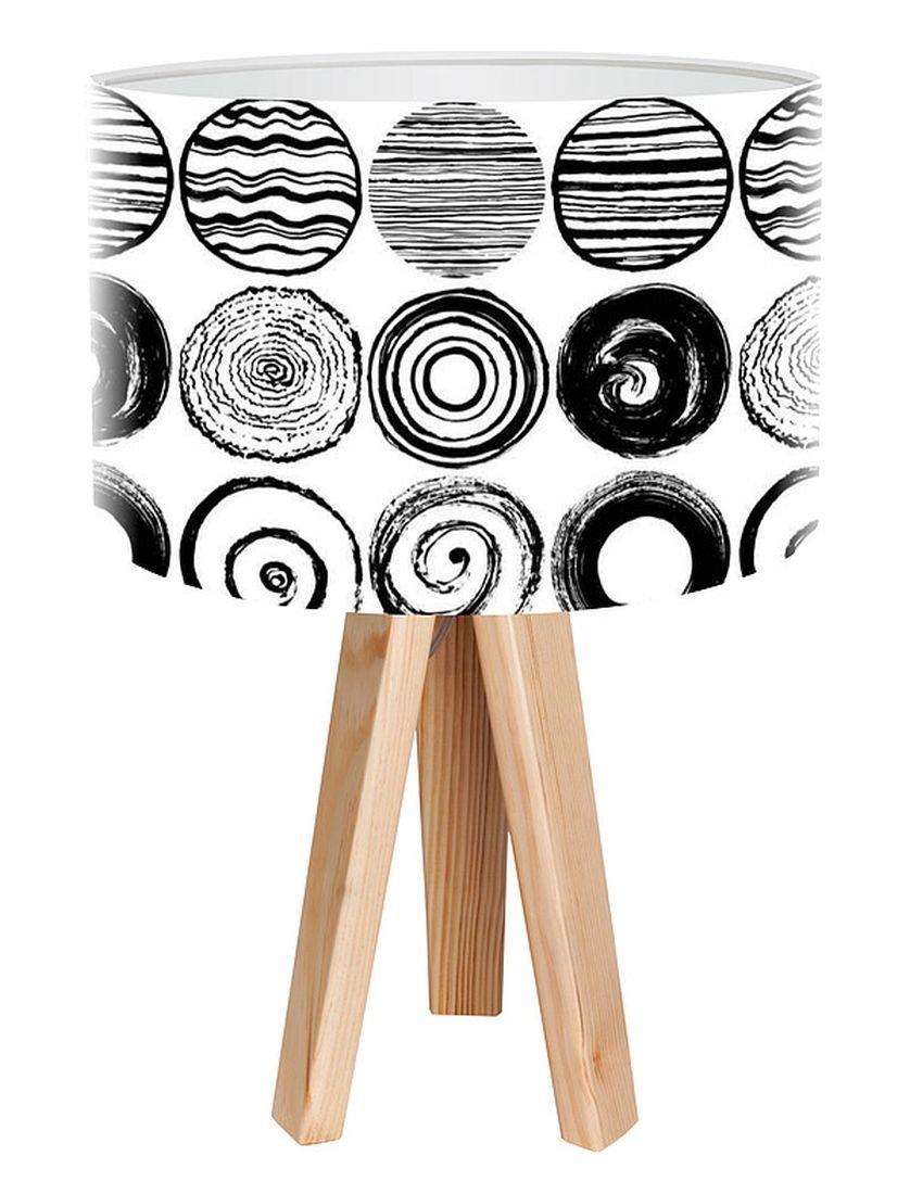 Macodesign Lampa biurkowa Zakręcone koła mini-foto-344, 60 W