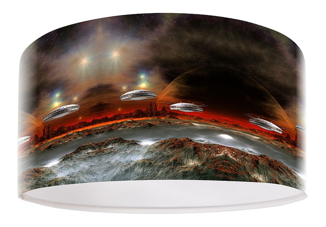 Macodesign Lampa wisząca Ufo wylądowało foto-176-40cm, 60 W