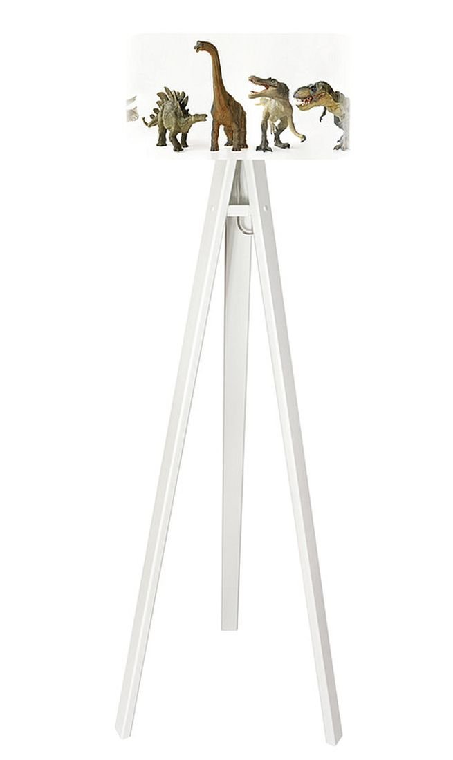 Macodesign Lampa podłogowa Dinozaury tripod-foto-179p-w, 60 W