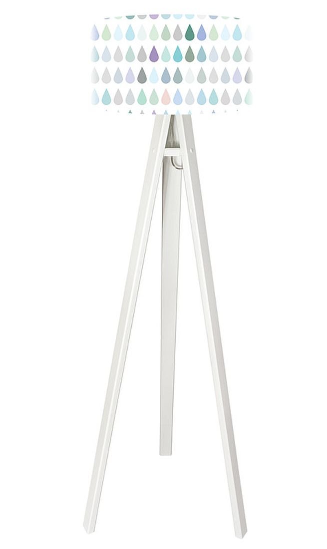 Macodesign Lampa podłogowa Pastelowe kropelki tripod-foto-265p-w, 60 W