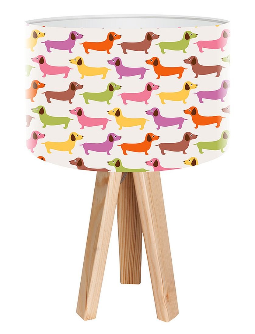 Macodesign Lampa biurkowa Kolorowe jamniki mini-foto-273, 60 W
