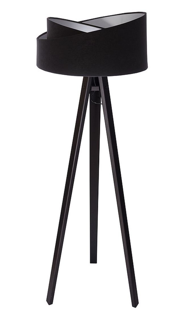 MacoDesing Lampa podłogowa MACODESING Galaxy Donna 060p-008cz, 60 W, czarno-srebrna