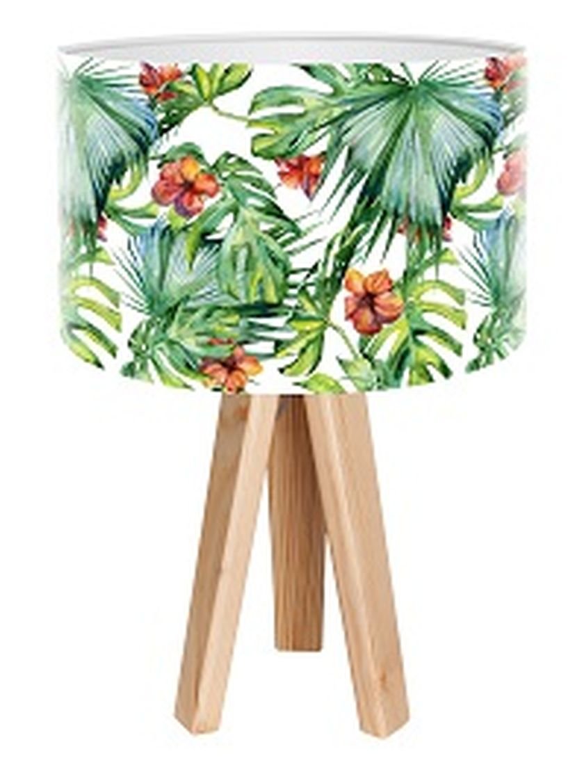 Macodesign Lampa biurkowa Delikatny hibiskus mini-foto-430, 60 W