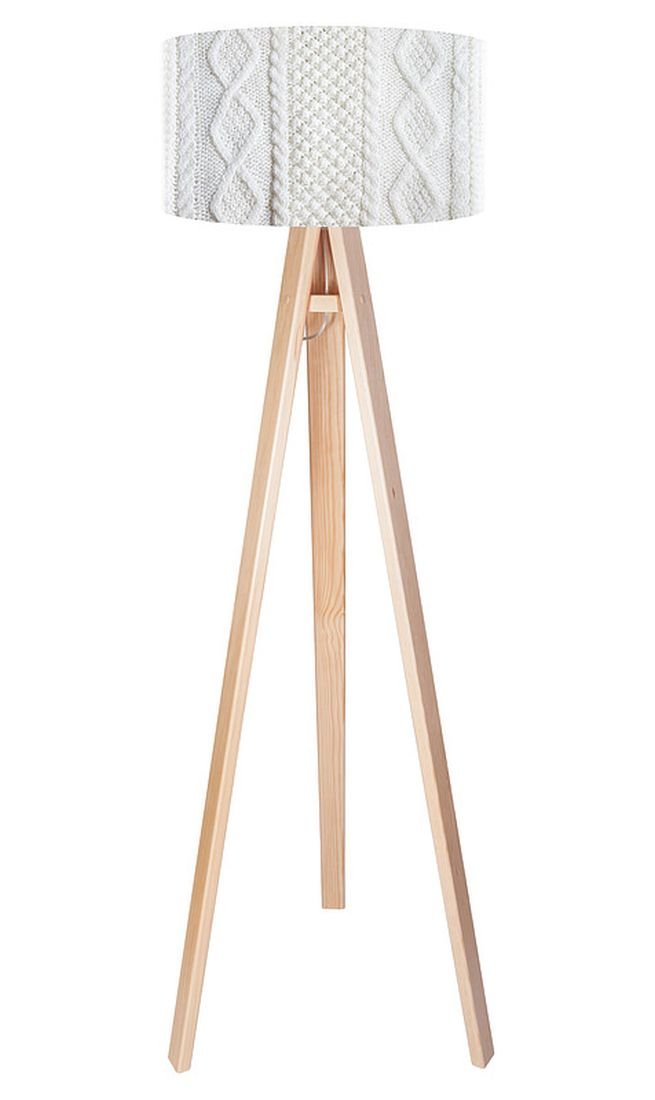 Macodesign Lampa podłogowa Ciepły sewterek tripod-foto-241p, 60 W