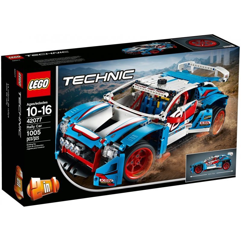LEGO Technic Niebieska wyscigówka 42077