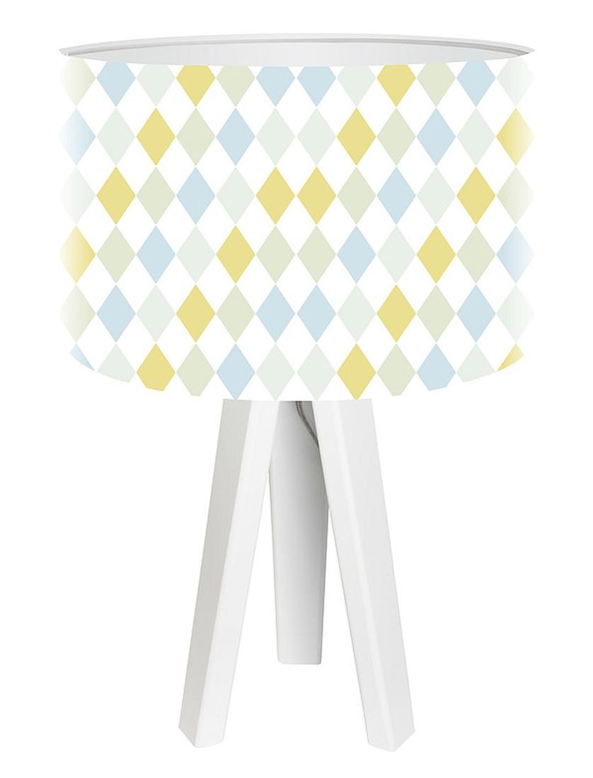 Macodesign Lampa biurkowa Pastelowe romby mini-foto-259w, 60 W