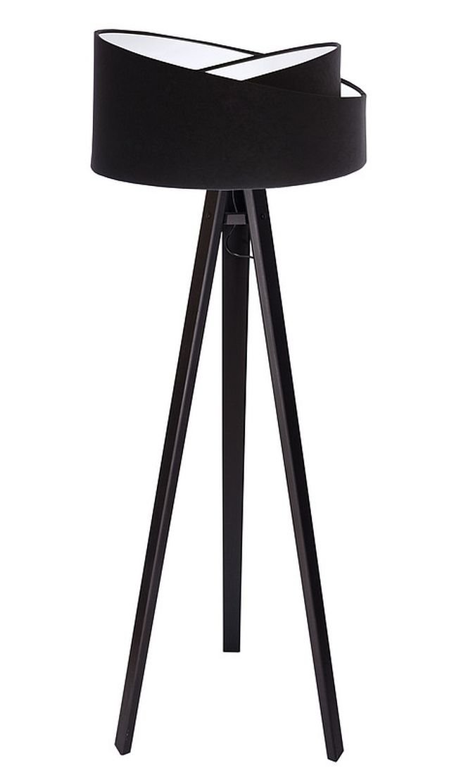 MacoDesing Lampa podłogowa MACODESING Galaxy Viviana 060p-007cz, 60 W, czarno-biała