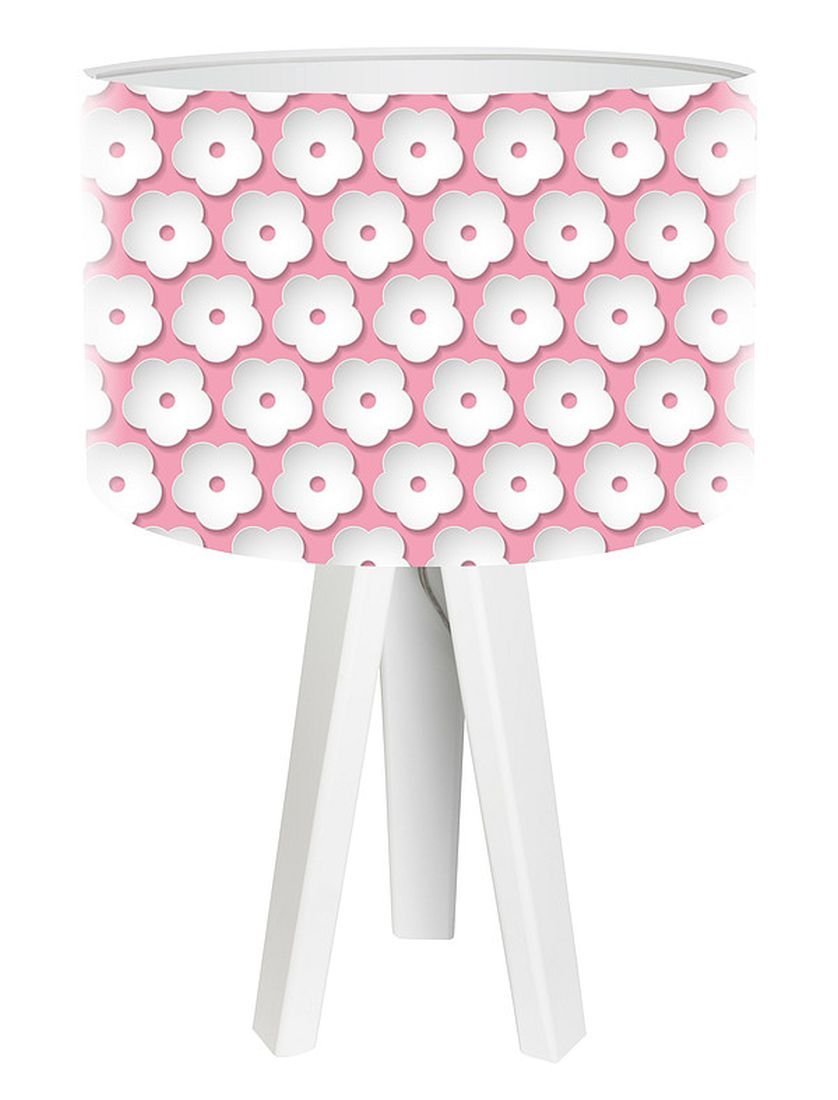 Macodesign Lampa biurkowa Dziewczęce kwiatuszki mini-foto-248w, 60 W