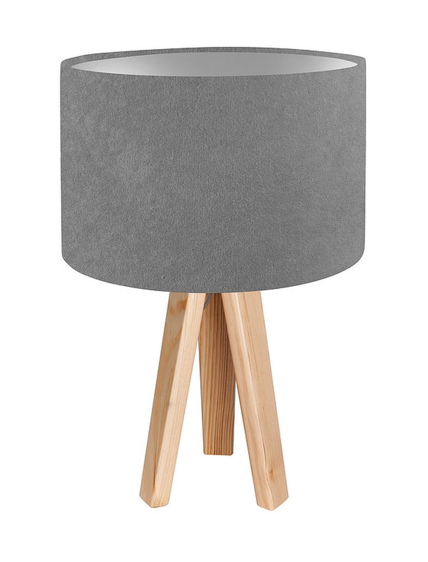 Macodesign Lampa stołowa Kamelia 010s-013, srebrna, 60 W