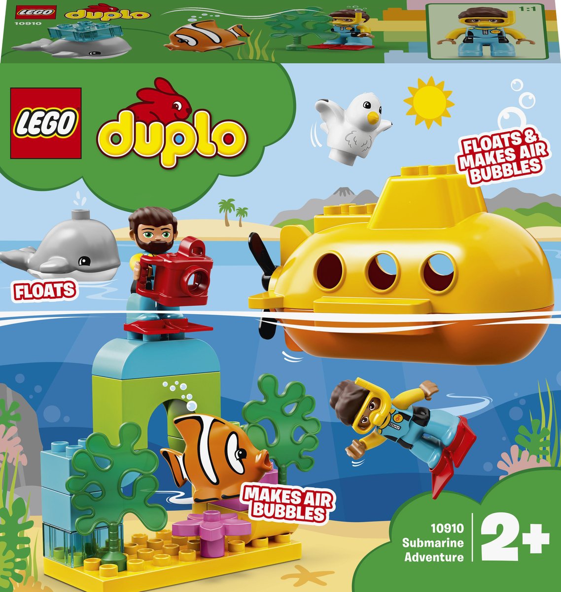 LEGO DUPLO Przygoda w łodzi podwodnej 10910