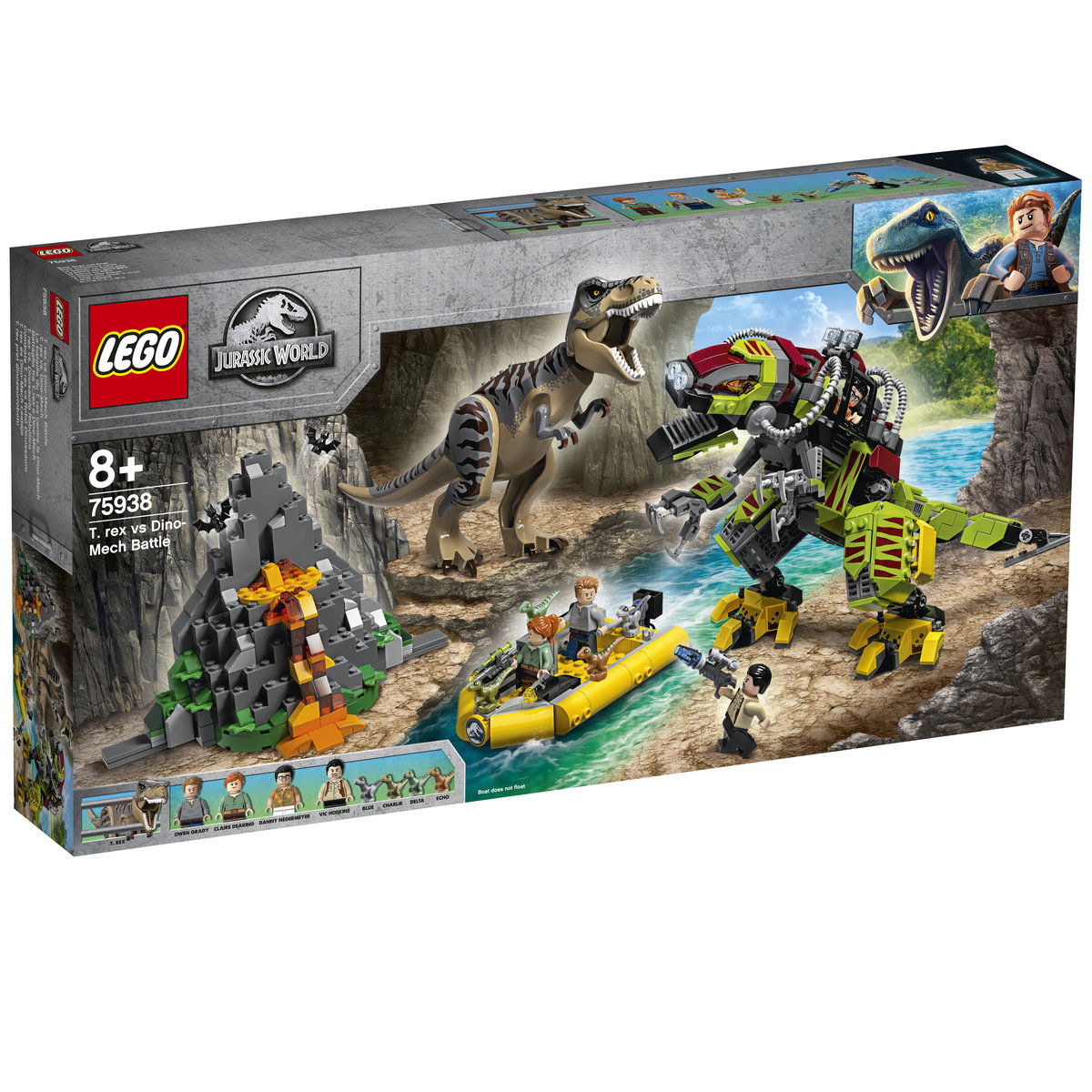 LEGO Jurassic World Tyranozaur kontra mechaniczny dinzaur 75938