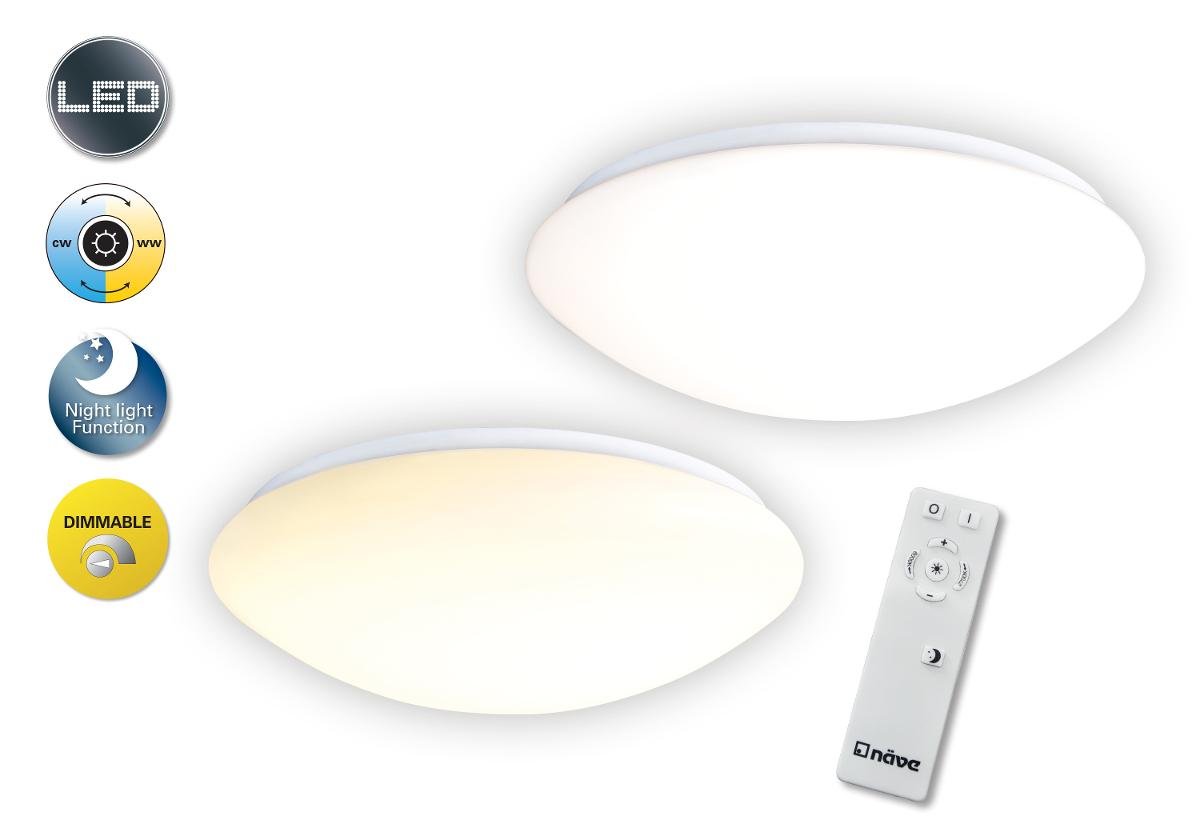 Näve Leuchten naev5 1209901 A + + to a, lampa sufitowa LED 
