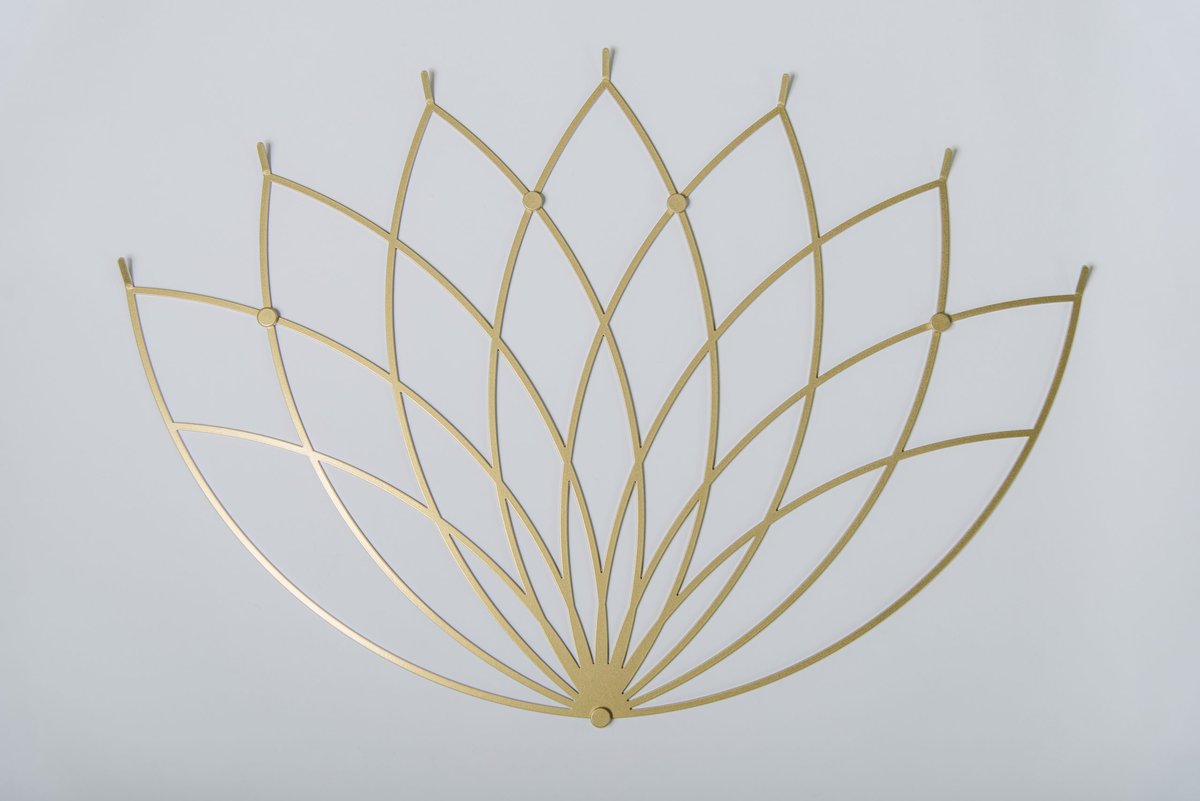 POLYHEDRA Wieszak Lotos / L Gold