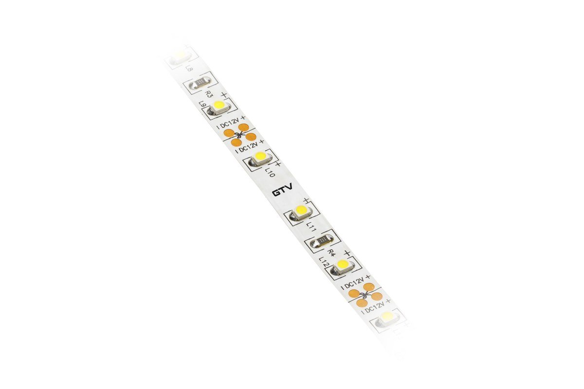 GTV TAŚMA FLASH 2835. 300 LED ZIMNY BIAŁY. 30W BEZ ŻELU 8mm. ROLKA 5m LD-2835-300-20-ZB