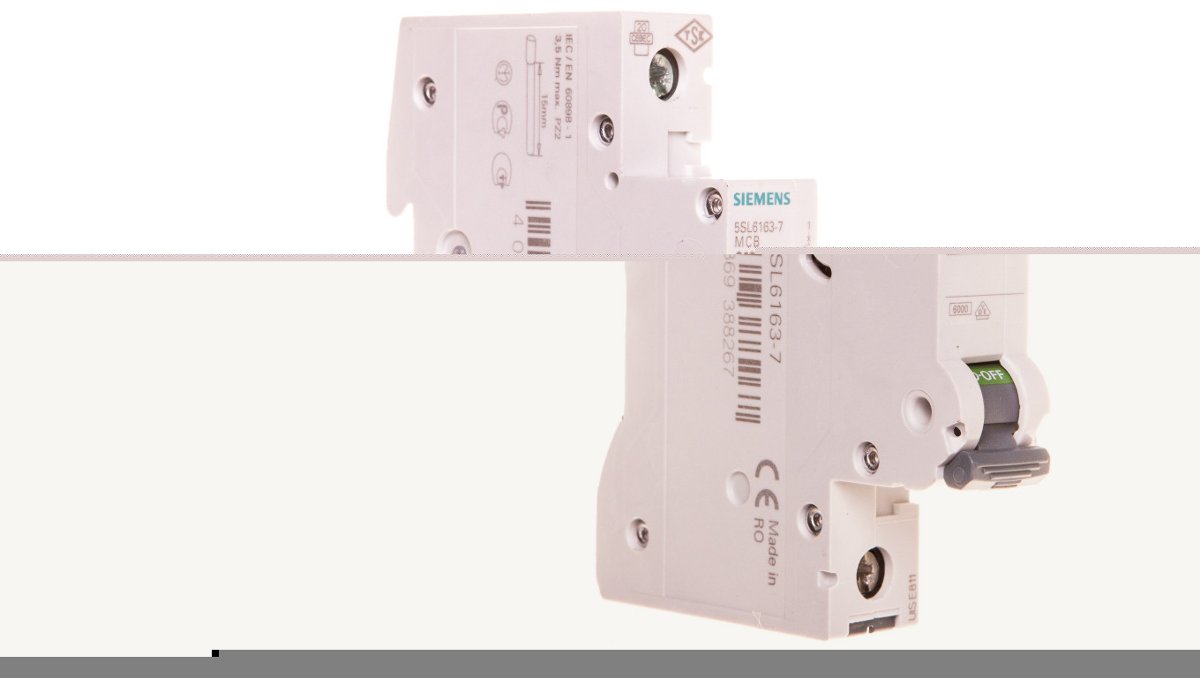 Siemens Wyłącznik nadprądowy 1P C 63A 6kA AC 5SL6163-7 5SL6163-7